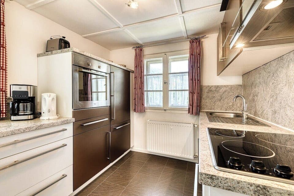 Kitchen at Chalet Mariedl in Tschagguns in Montafon.