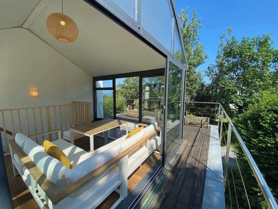 Véranda au premier étage