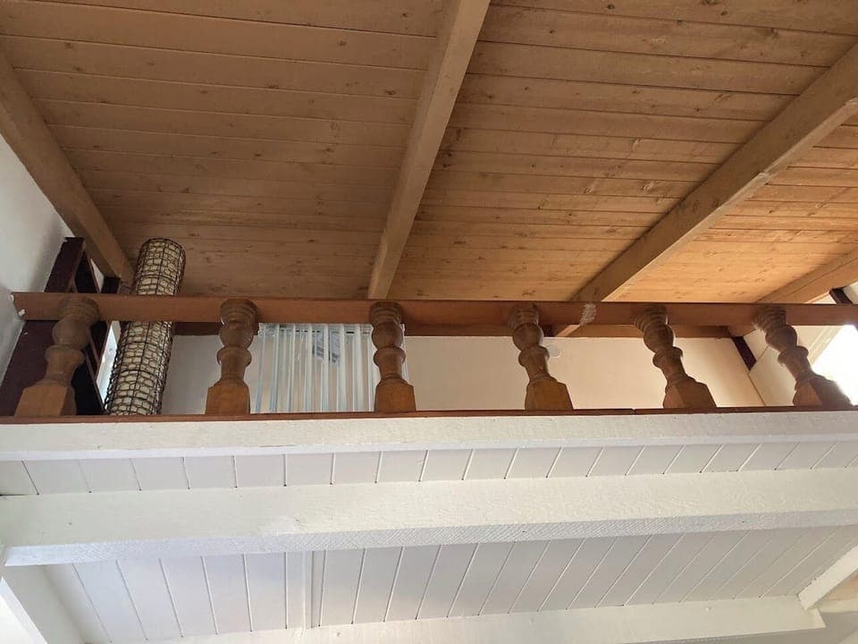 Loft Above Living Room, Plexiglass for Safety