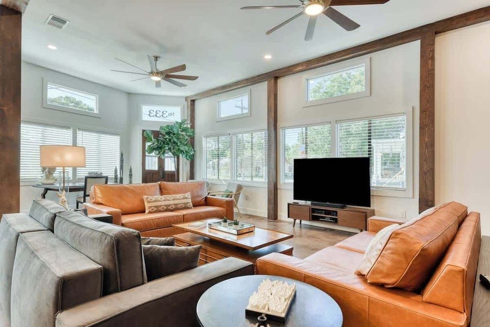 Sadie Street Living room with Queen size luxury convertible Coddle Me sofa bed