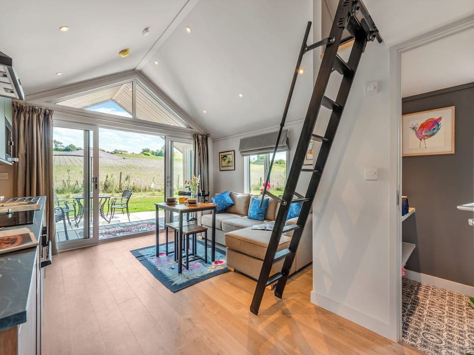 Living area | Cranborne Chase Stargazer - Whitey Top Lodges, Pentridge