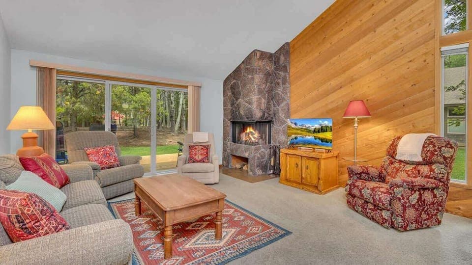 Living room w/ fireplace 