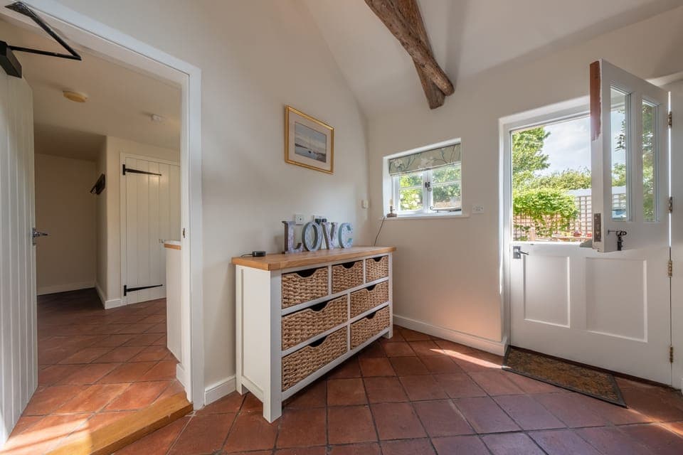 Ground floor: Next door to the kitchen is the utility