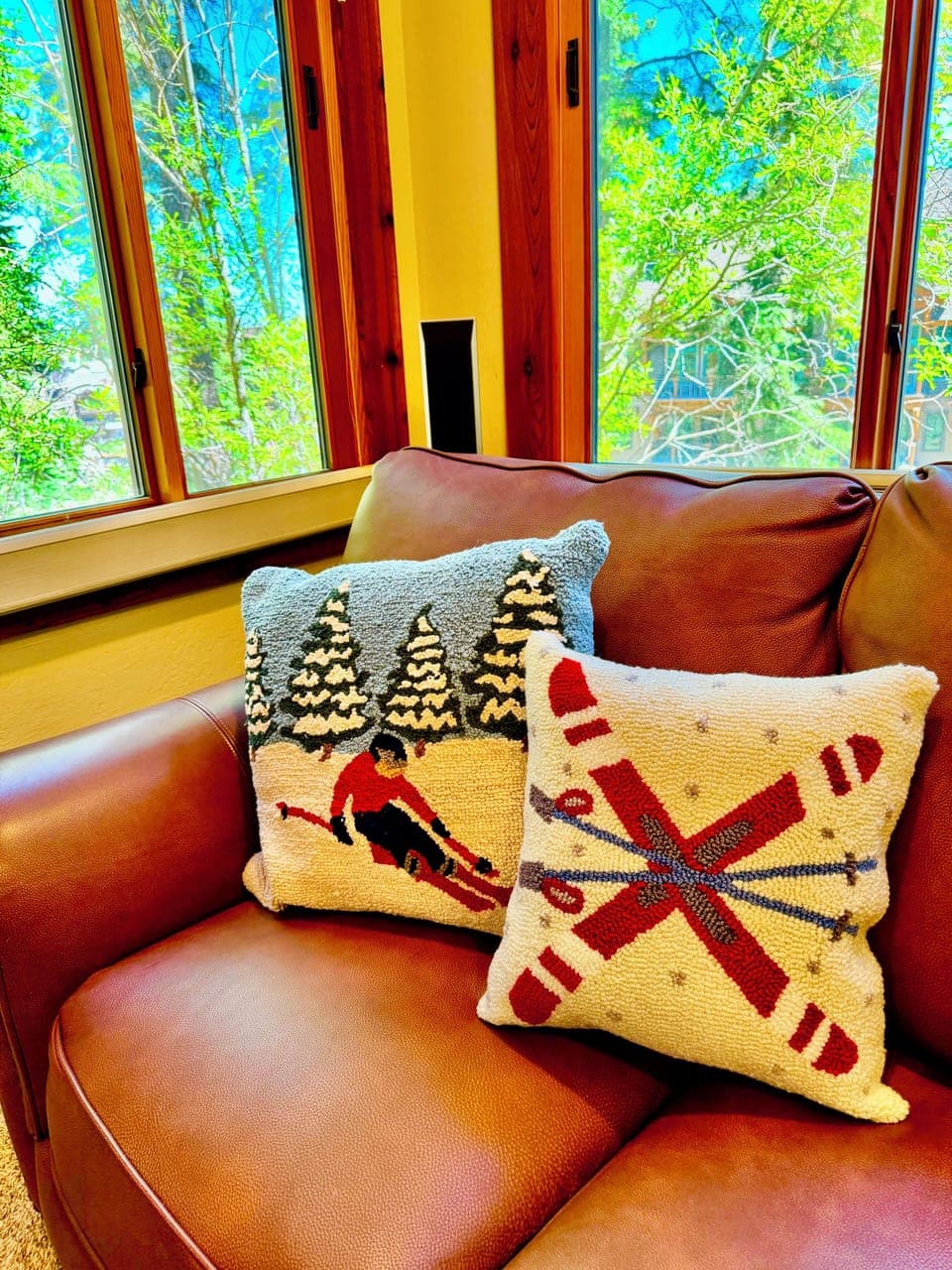 See the Village through tree filtered views right from the living spaces.