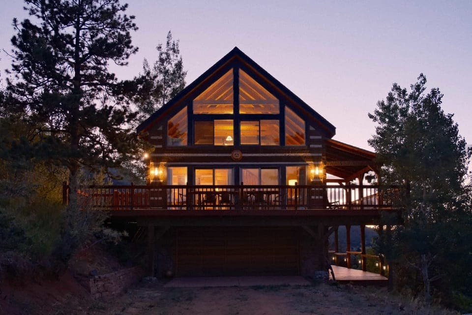 Cabin on a Hill - Front Exterior