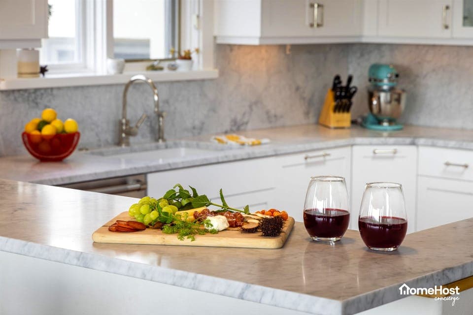 Ample counter space