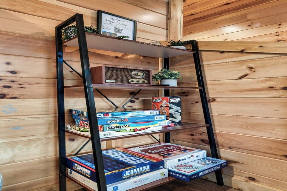 High Country Cabin's fun game room