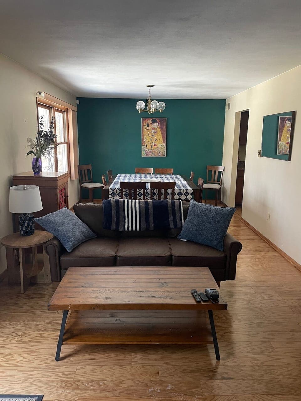 Upstairs Living and Dining Area