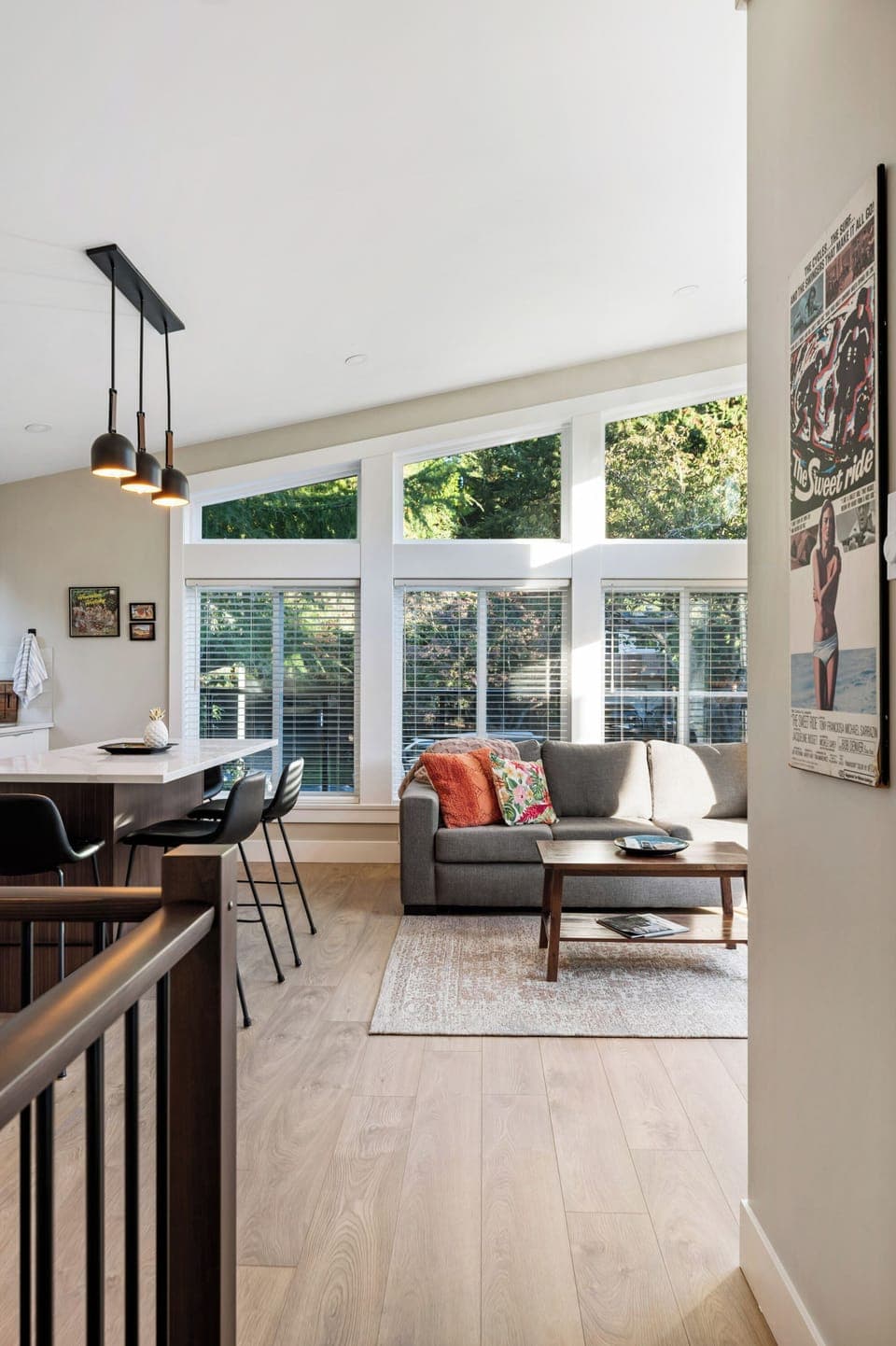 Main open concept living area 