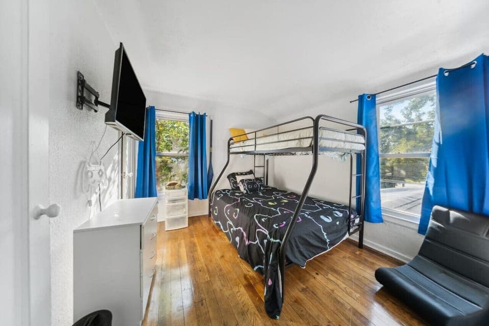 Your kids will love the bunk beds!