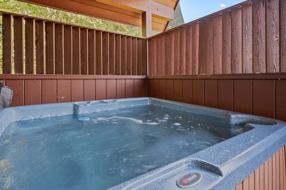 Relax in the hot tub