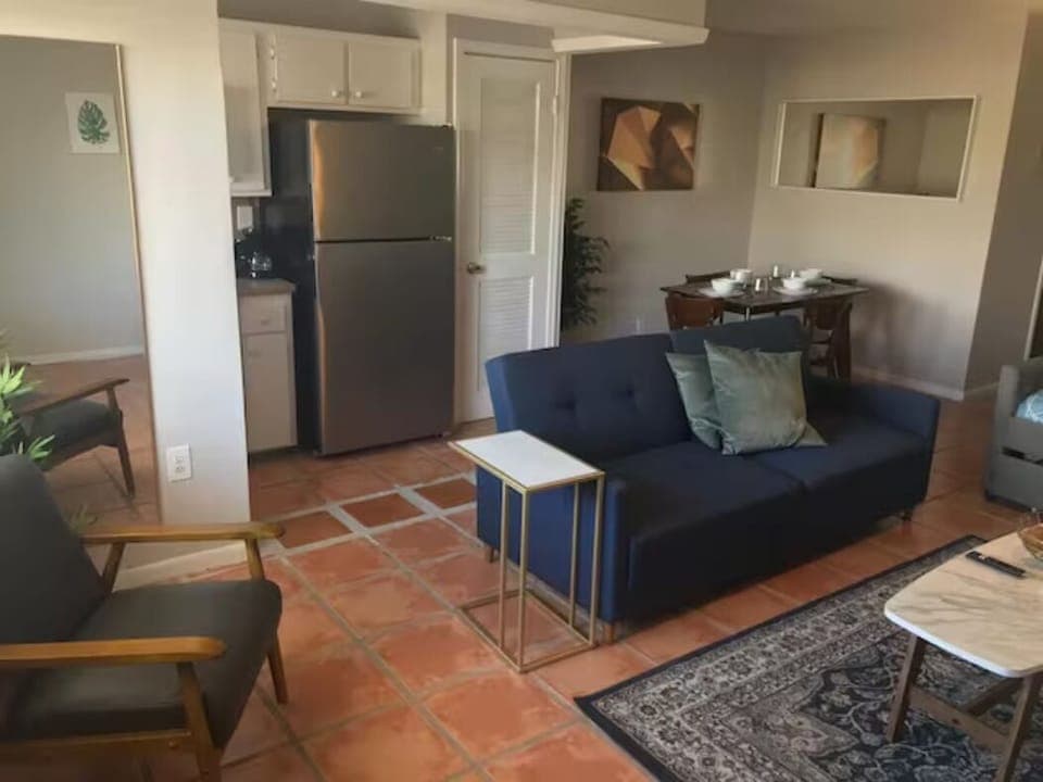 Experience the epitome of comfort and sophistication with our queen bed and sofa bed, complemented by enchanting wall paintings. A harmonious blend of relaxation and artistry, centered around moments of serenity and elegant aesthetics