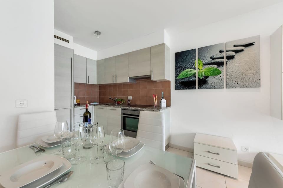 Kitchen and dining area