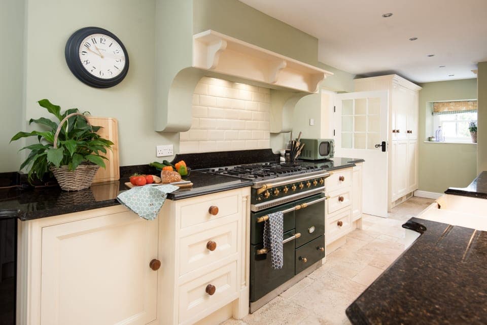 Classic country kitchen with Lacanche range 