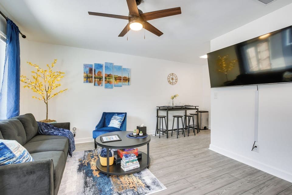 Dayton Vacation Rental | 2BR | 1BA | 2 Steps Required | 700 Sq Ft