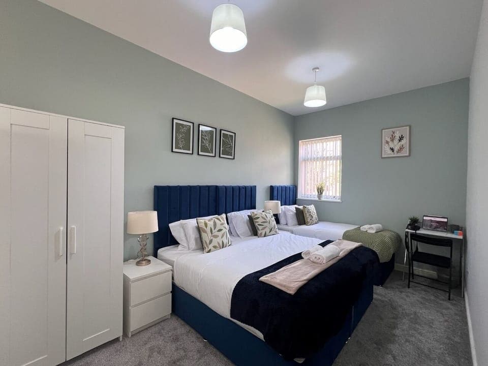 Peaceful bedroom perfect for relaxation