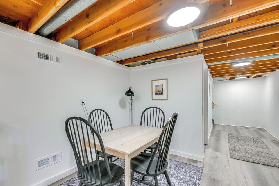Basement Level | Additional Dining Area | Dining Table