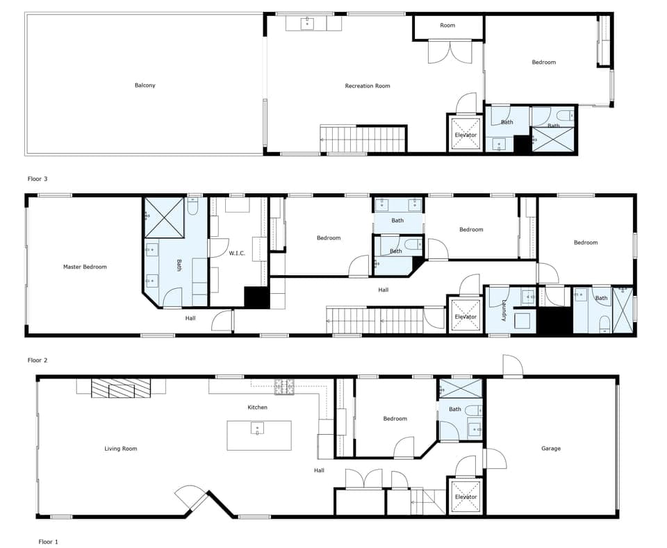 3506 West Oceanfront Floorplan