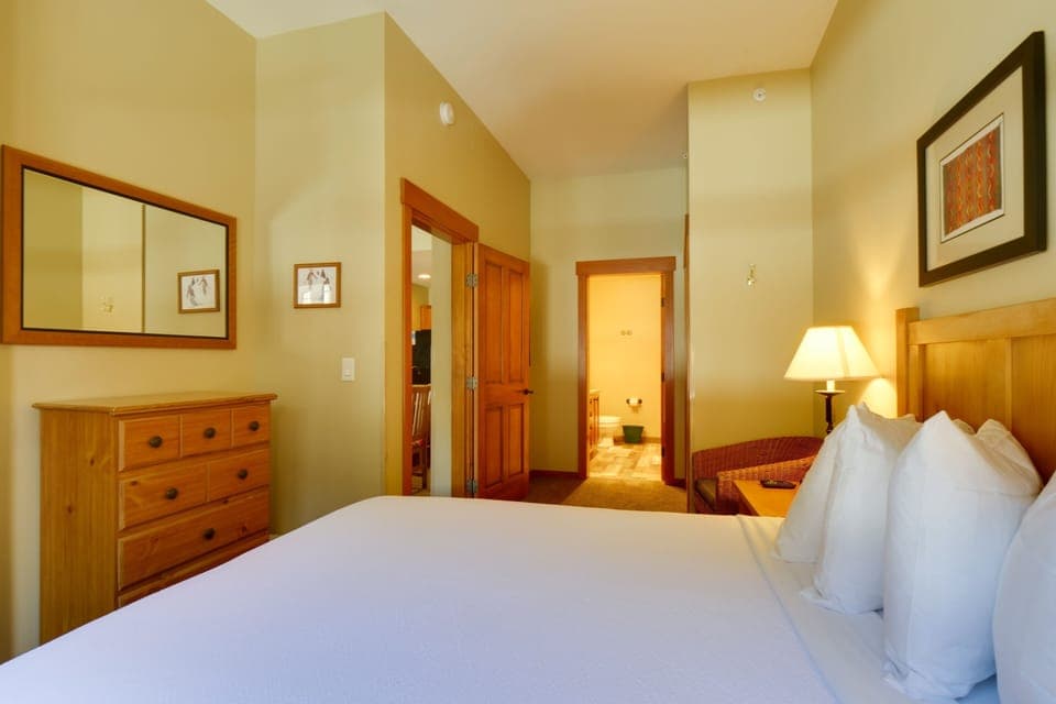 Indoors, Lamp, Bed, Furniture, Painting