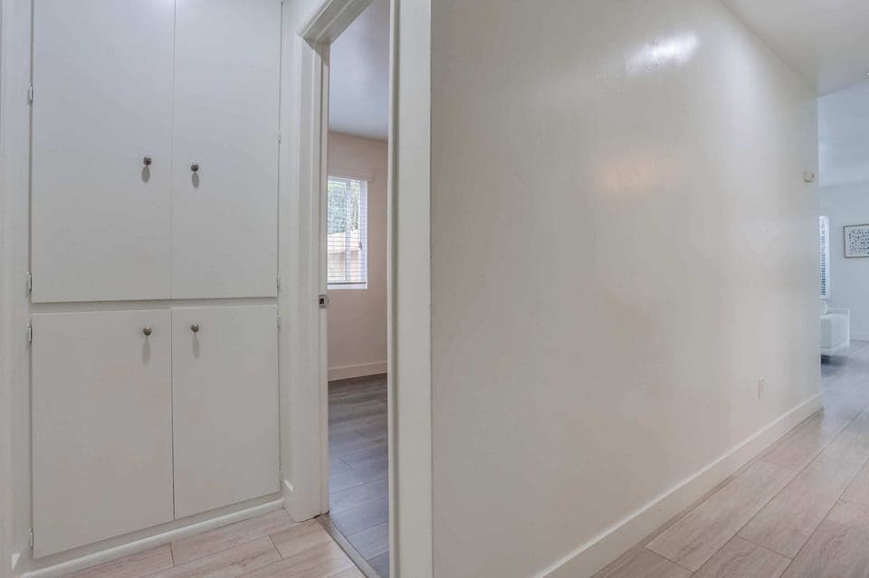 Storage at the end of the hall