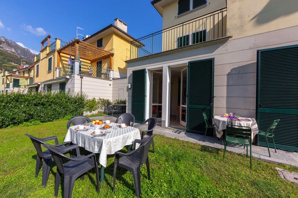 The semi-detached home is located on 3 levels with large private garden