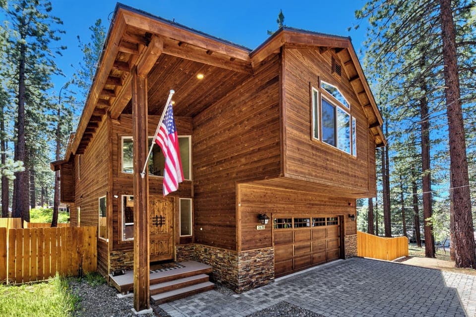 This stunning South lake Tahoe Chalet is perfect for family vacations