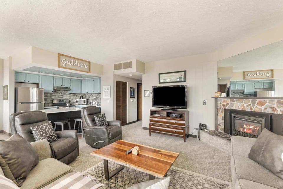 Open floor plan allows for everyone to be involved.