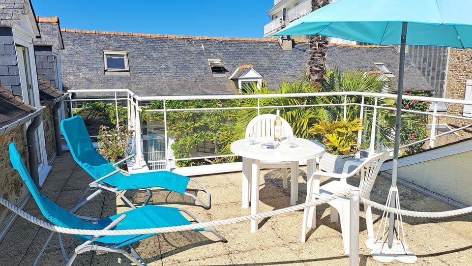 Clos de la Fontaine Dinard, terrasse du N°5