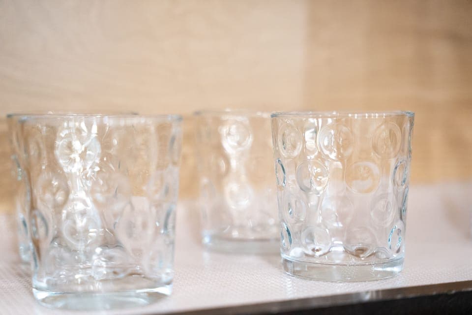 Glass, Pottery, Vase, Furniture, Table