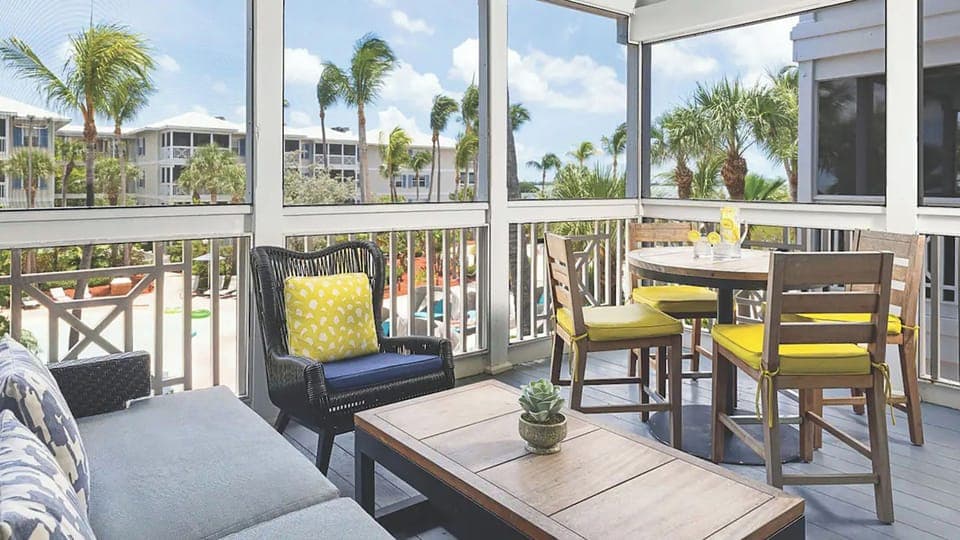 Resort has Ocean/Beach views from public area. Condo Balcony Views Vary