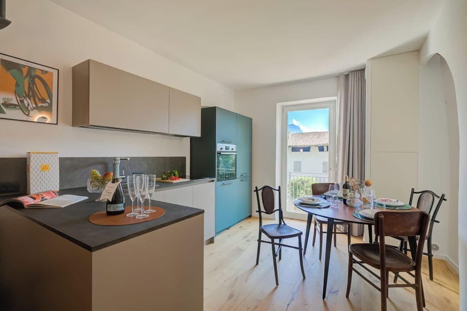 Kitchen and dining area