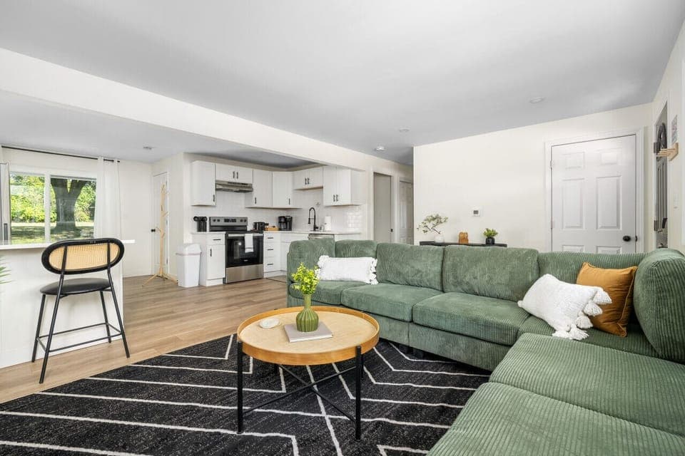 Living Room Open to Kitchen