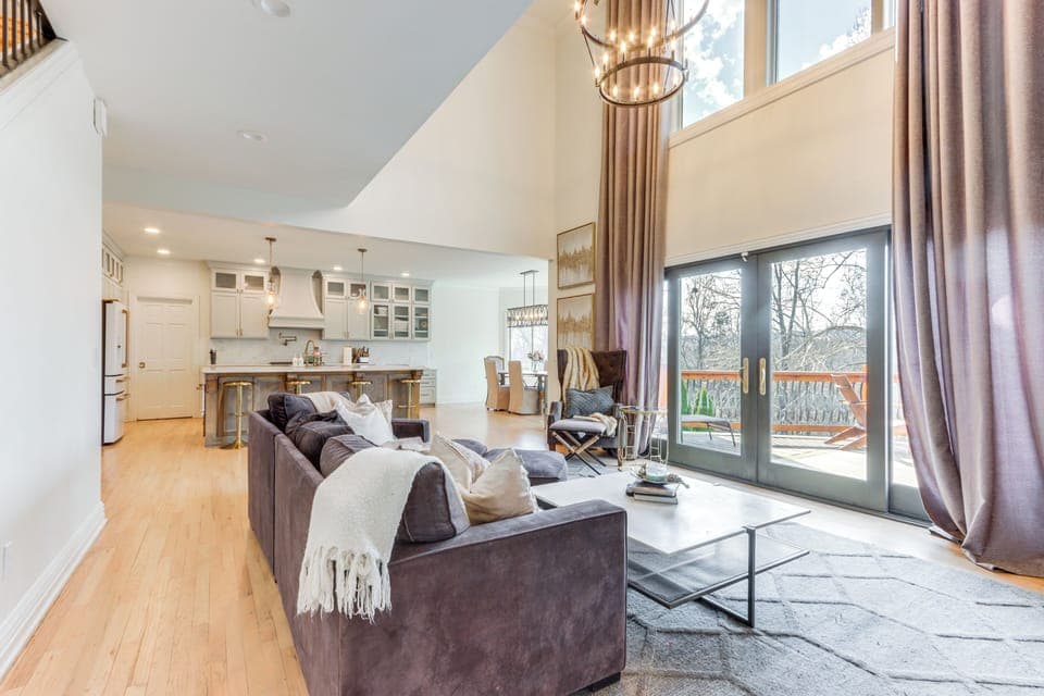 Living Room | Free WiFi | Central A/C & Heat | Stairs Required | 1st Floor