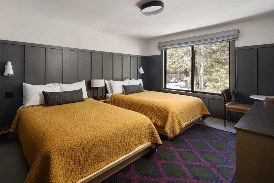 Unit with comfortable beds