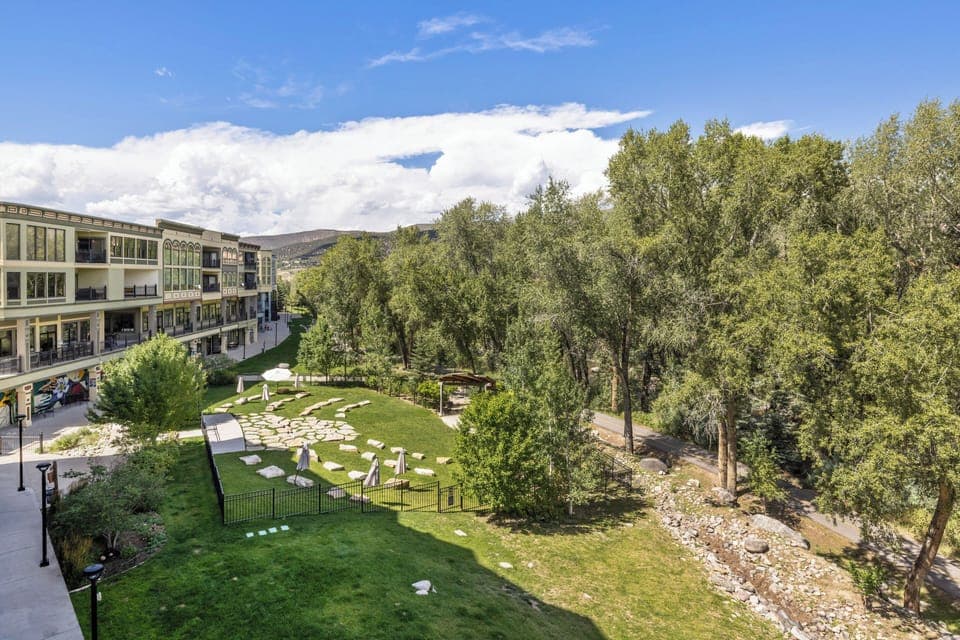 View from deck of RiverWalk and Eagle River