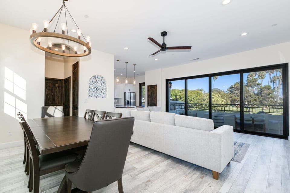 Panoramic view of the space for your stay