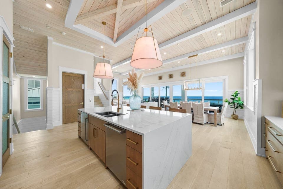 Laguna Sunset | Kitchen Area | Wolf Appliances | Panoramic Gulf Views | 2nd Floor