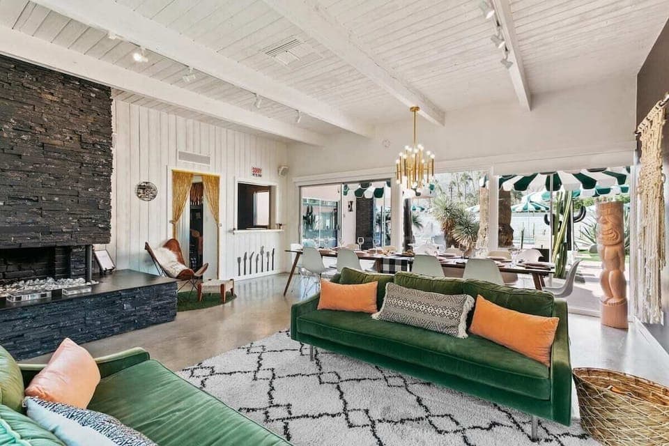 Communal living area.