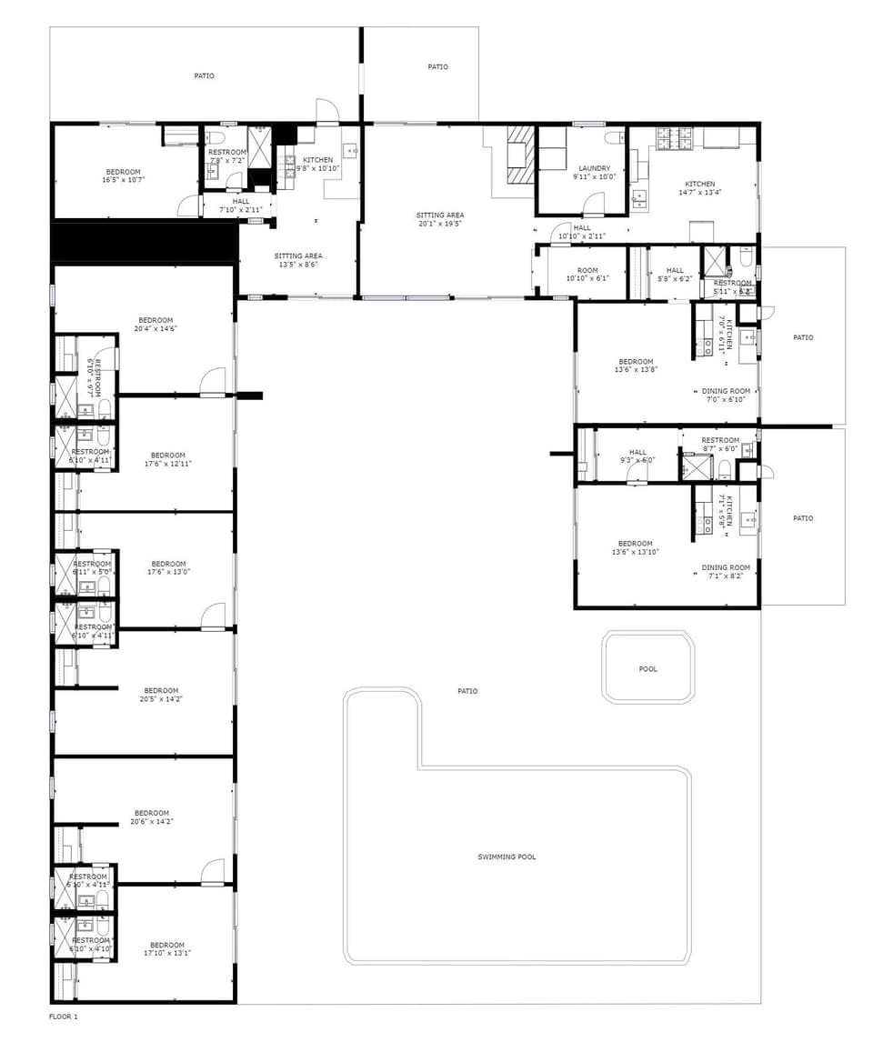 The Marley Hotel is also available as a full buyout.