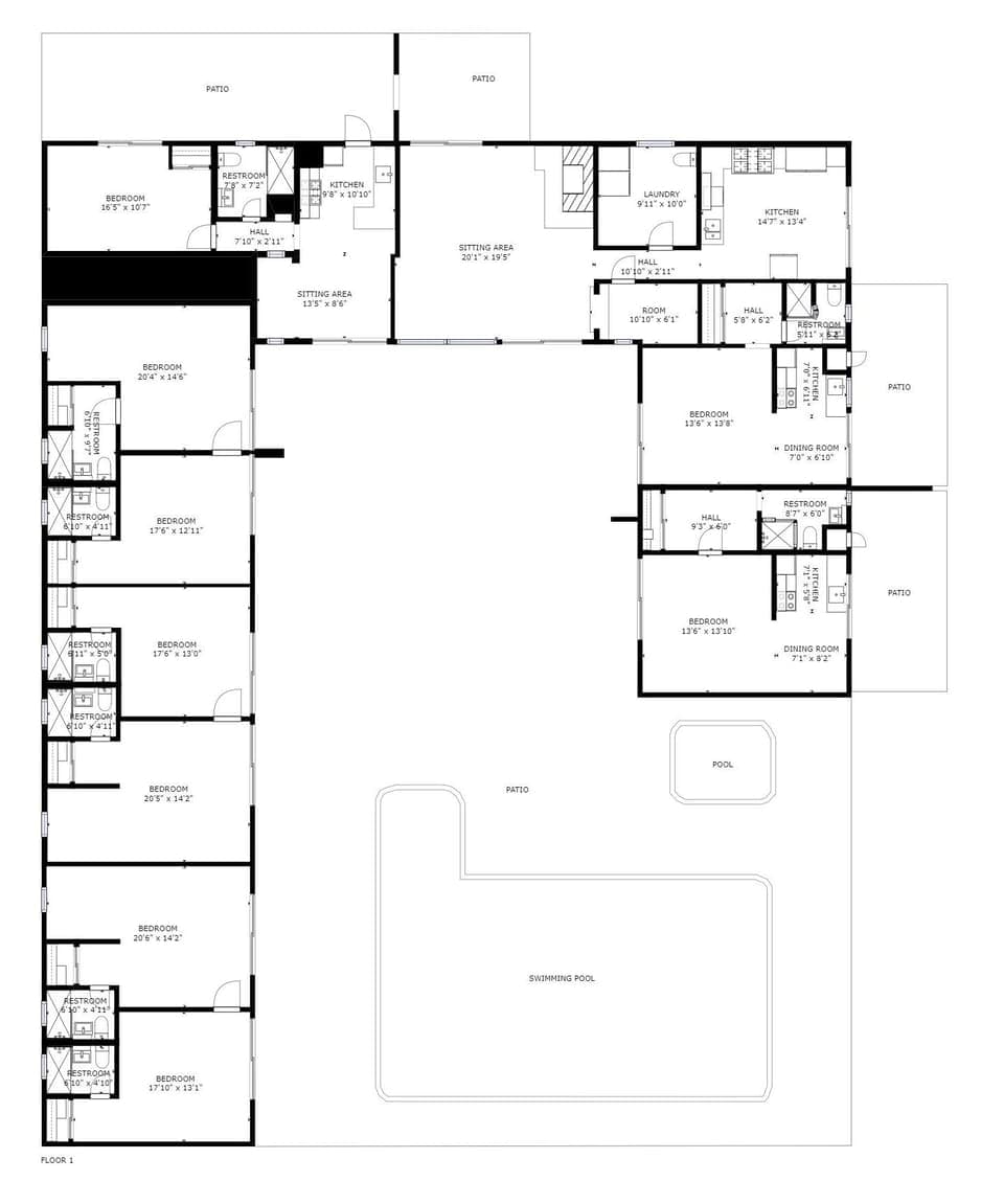 The Marley Hotel is also available as a full buyout.