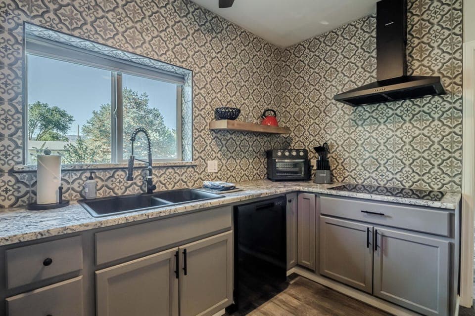 It doesn't matter if you're cooking together or sharing stories over coffee, this kitchen is made for connection.