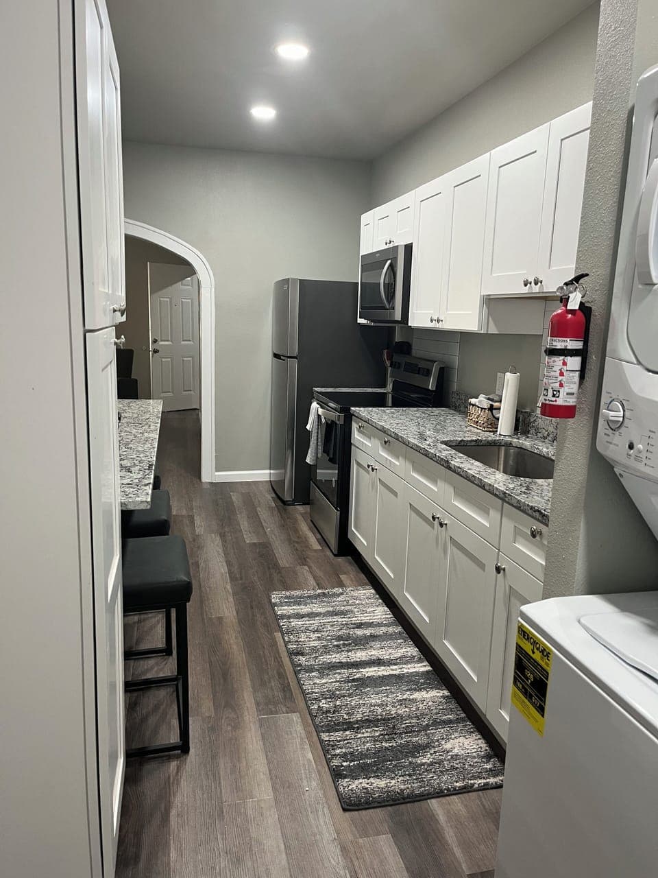 Kitchen with updated appliances
