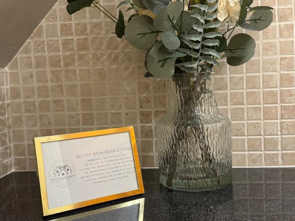 Family Bathroom with whirlpool jacuzzi bath