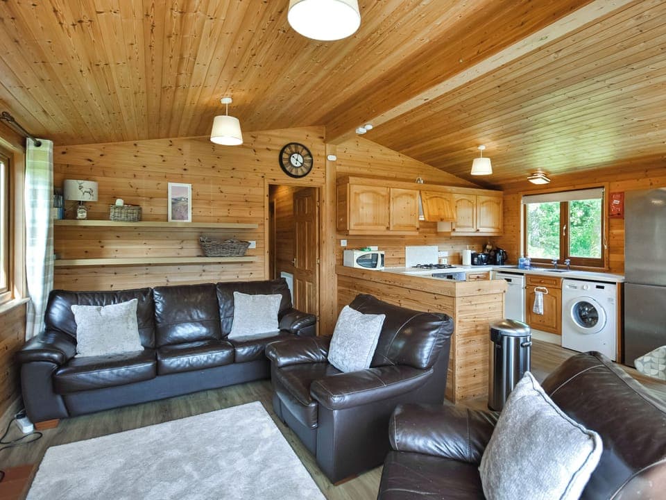 Open plan living space | Lomond View Lodge, Rowardennan