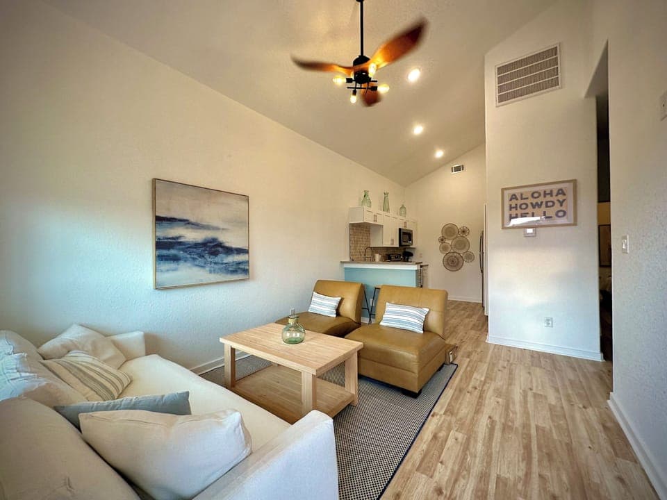 Living Room / Kitchen & Dining Space