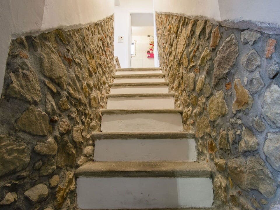 Property, Stairs, Wood, Floor, Flooring, Art, Paint, Concrete, Symmetry, Room