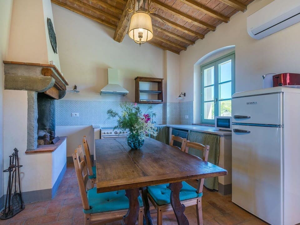 Table, Furniture, Property, Cabinetry, Countertop, Window, Azure, Wood, Kitchen, Interior Design