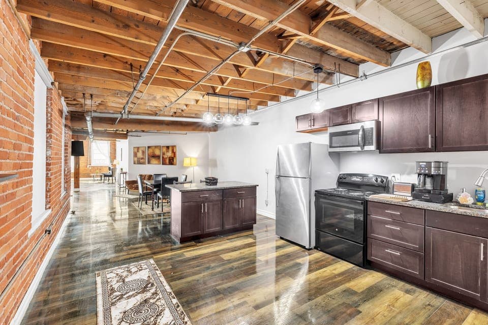 Indoors, Architecture, Building, House, Loft