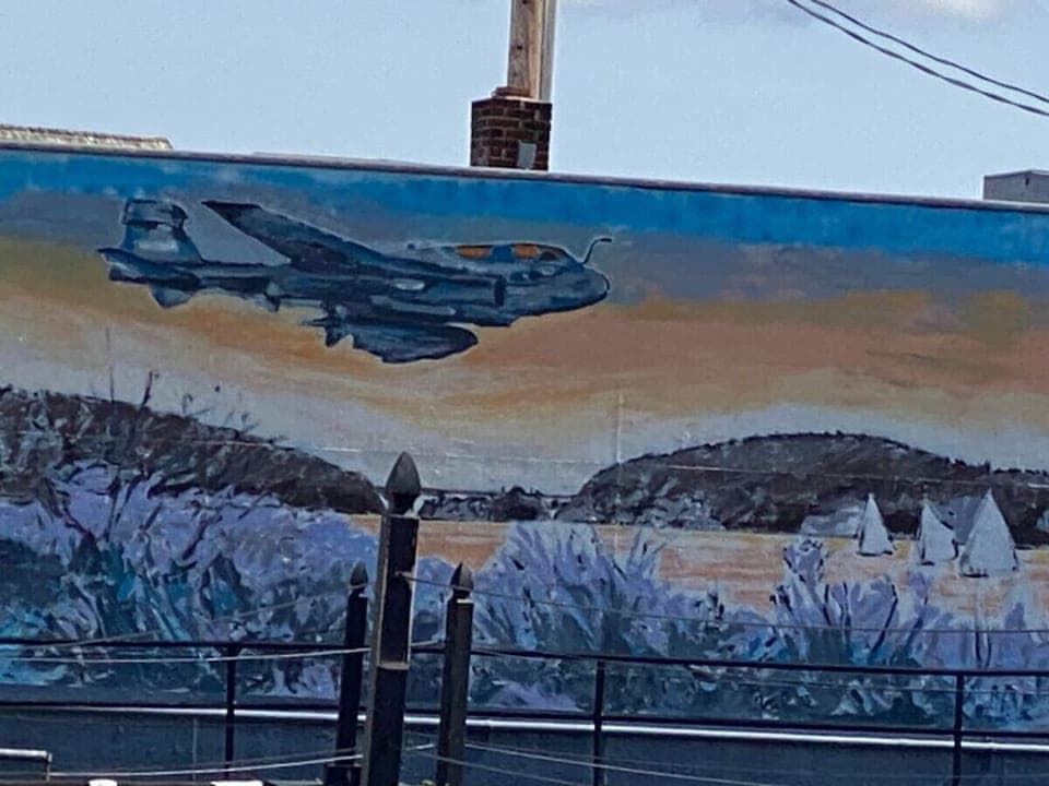 There are several really cool murals around town depicting life in Oak Harbor!