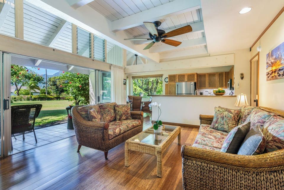 Gorgeous tropical garden views